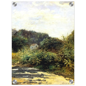 PierreAuguste Renoir  A Road in Louveciennes Acrylic Print
