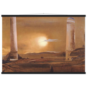 Salvador Dali  THE TOWERS Museum-Quality Matte Paper Poster with Hanger