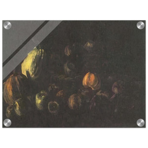 Vincent van Gogh Still life with apples and two pumpkins Acrylic Print