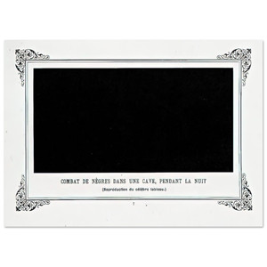 Alphonse Allais Dark Fight in Tunnel by Night Fine Art Poster / Art Print