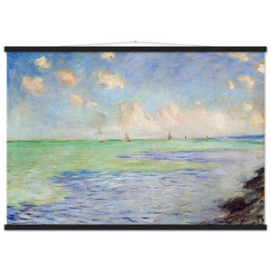 claude monet  The Sea at Pourville Museum-Quality Matte Paper Poster with Hanger