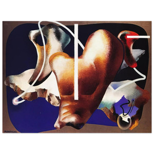 Enrico Prampolini  SUPERAMENTO TERRESTRE 1932 Aluminum Print