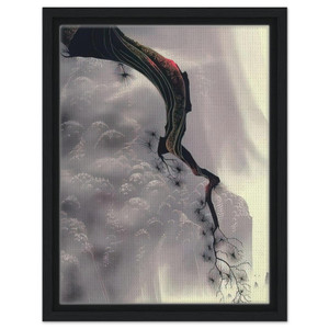 Eyvind Earle  Through the Fog Framed Canvas