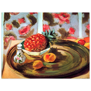 Henri Matisse  STILL LIFE WITH PINEAPPLE 1924 Aluminum Print