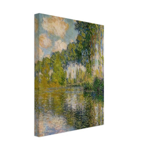 claude monet  Poplars On The Banks Of The River Epte Canvas