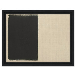 Richard Serra  UNTITLED 14 PART ROLLER DRAWING 1973 Framed Canvas