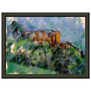 Paul Cezanne  Chateau Noir Premium Metal Framed Art Print / Poster