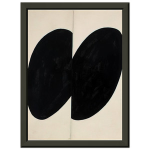 Ellsworth Kelly  Black Forms Premium Metal Framed Art Print / Poster