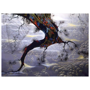 Eyvind Earle  Pine Branch Fine Art Poster / Art Print