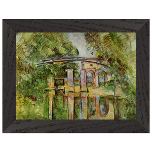 Paul Cezanne  The Aqueduct and Lock Premium Wooden Framed Art Print / Poster