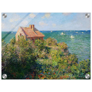 claude monet  Fishermans Cottage at Varengeville Acrylic Print