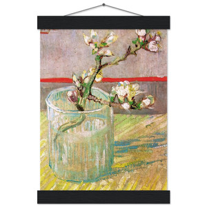Vincent van Gogh Blossoming Almond Branch Matte Paper Poster with Hanger