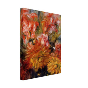 PierreAuguste Renoir  Gladiolas in a Blue Vase Canvas