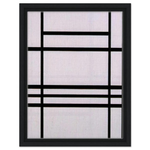 Piet Mondrian  Composition No10 Framed Canvas