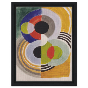 Sonia Delaunay  COMPOSITION WITH DISCS Framed Canvas