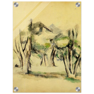 Paul Cezanne  TREES N2 Acrylic Print