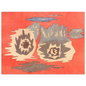Paul Klee  THE PLACE OF THE TWINS 1929 Aluminum Print