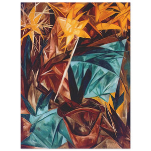 Natalia Goncharova  Rayonist lilies  1913 Aluminum Print