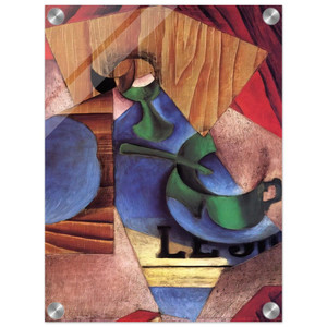 Juan Gris  GLASS CUP AND NEWSPAPER 1913 Acrylic Print