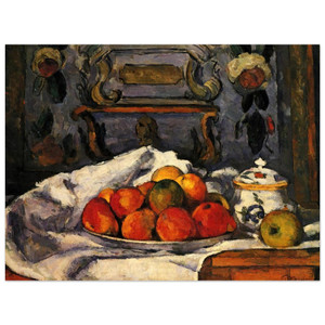 Paul Cezanne  Dish of Apples Aluminum Print