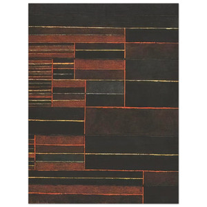 Paul Klee  IN THE CURRENT SIX THRESHOLDS 1929 Wood Print