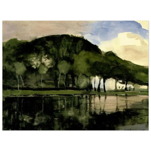 Piet Mondrian  Along the Amstel Aluminum Print