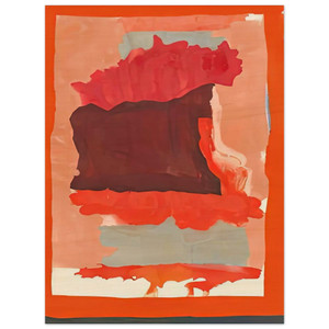 Helen Frankenthaler  Cape Orange 1964 Wood Print