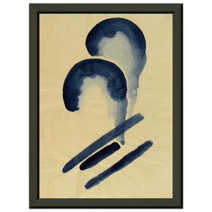 Georgia OKeeffe  Blue04 Premium Metal Framed Art Print / Poster