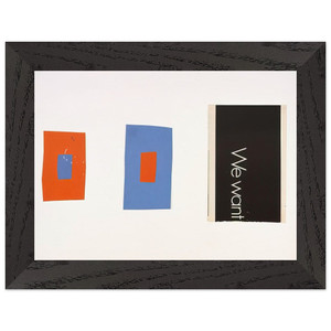 Ellsworth Kelly  Tablet 105 Premium Wooden Framed Art Print / Poster