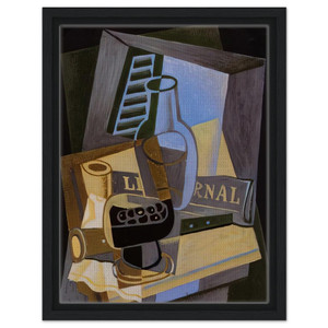 Juan Gris  STILL LIFE IN FRONT OF THE WIINDOW 1922 Framed Canvas