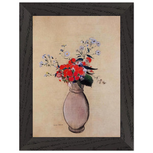 Odilon Redon  BOUQUET OF FLOWERS 2 Premium Wooden Framed Art Print / Poster