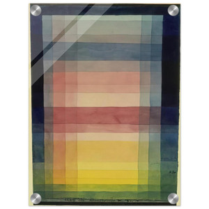 Paul Klee  ARCHITECTURE OF THE PLAIN 1923 Acrylic Print