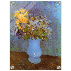 Vincent van Gogh  Vase with Lilacs Daisies and Anemones Acrylic Print