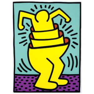 Keith Haring  UNTITLED 1989 N1 Aluminum Print