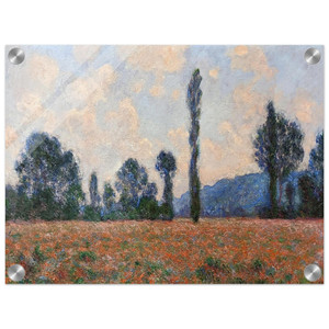 claude monet  Poppy Field in Giverny 03 Acrylic Print