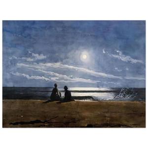 Winslow Homer  Moonlight N3 Aluminum Print