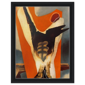 Enrico Prampolini Funeral of Romanticism Transfiguration 1934 Framed Canvas