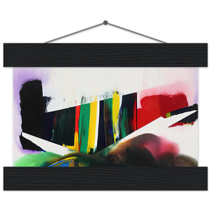 Paul Jenkins Phenomena Cave of the Prism Winds 1986 Matte Poster with Hanger