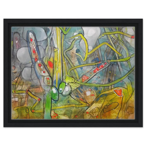 Roberto Matta  ATLAS DE MEDICATION Framed Canvas