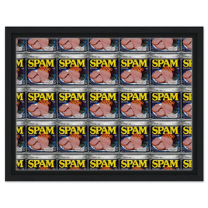 Andy Warhol  Spam Framed Canvas