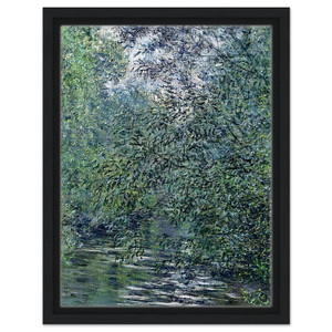 claude monet  The Willows on the River Framed Canvas