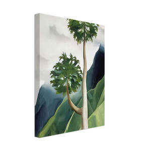 Georgia OKeeffe  Papaya TreeIao Valley Canvas