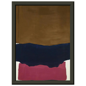 Helen Frankenthaler  Indian Summer  1967 Premium Metal Framed Art Print / Poster