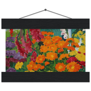 Emil Nolde Flower Marigolds Museum-Quality Matte Paper Poster with Hanger