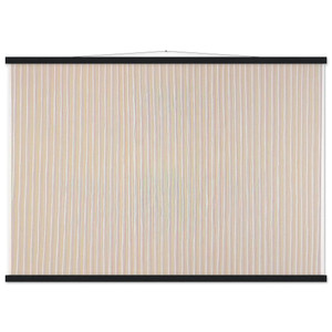 Gene Davis Untitled Pink Yellow White 1980 Matte Paper Poster with Hanger