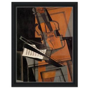 Juan Gris  THE VIOLIN 1916 N2 Framed Canvas