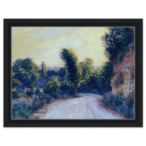 claude monet  Road near Giverny Framed Canvas