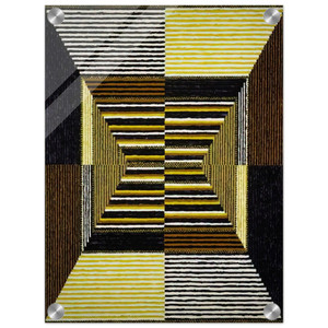 Alfred Jensen  The Acrobatic Rectangle Per Eleven  1967 Acrylic Print