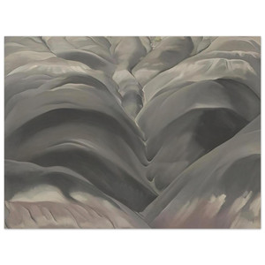 Georgia OKeeffe  Black Place I Aluminum Print