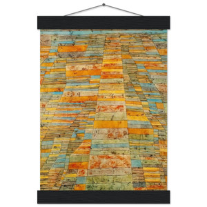Paul Klee  HIGHWAY AND BYWAYS 1929 Museum-Quality Matte Paper Poster with Hanger